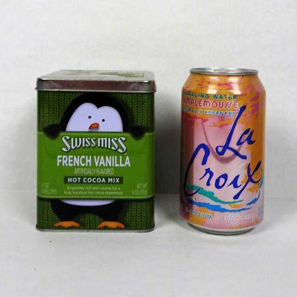 Lot of 3 Swiss Miss Empty Chocolate Cocoa Tins Penguin Bear Holiday Winter EUC - Picture 3 of 5